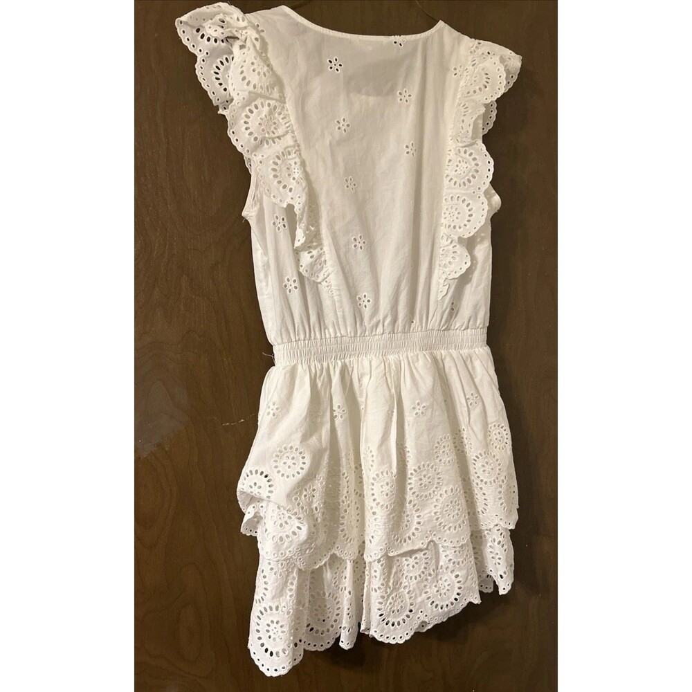 Cottagecore Eyelet Lace Steve Madden Jayda Dress Coquette Romantic Sz Sm - Picture 7 of 10